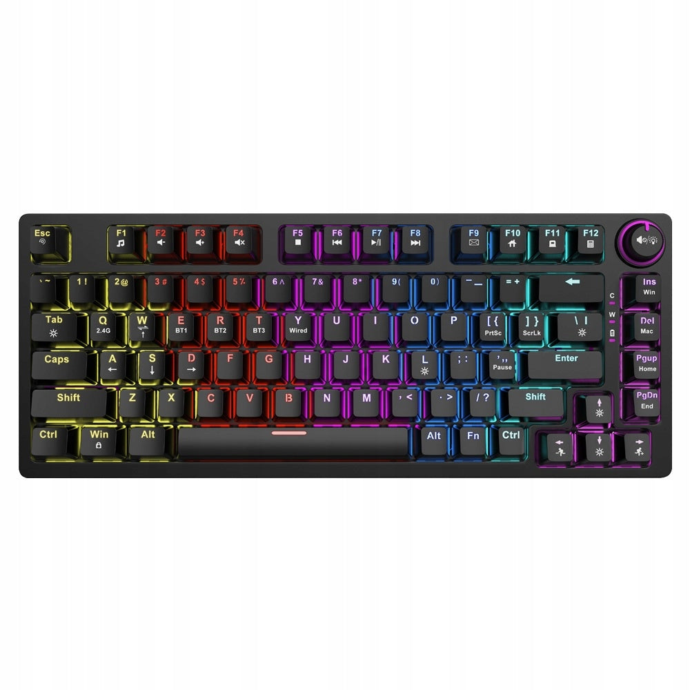 MECHANICAL GAMING KEYBOARD 60% WIRELESS RGB Gateron Yellow PRO Packaging status original