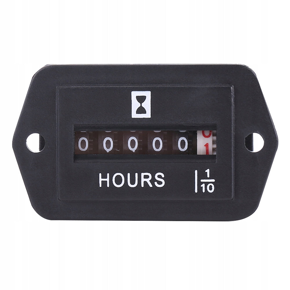 MECHANICAL HOUR COUNTER 6-80V GASOLINE/DIESEL ENGINE TIME CLOCK Packaging status original