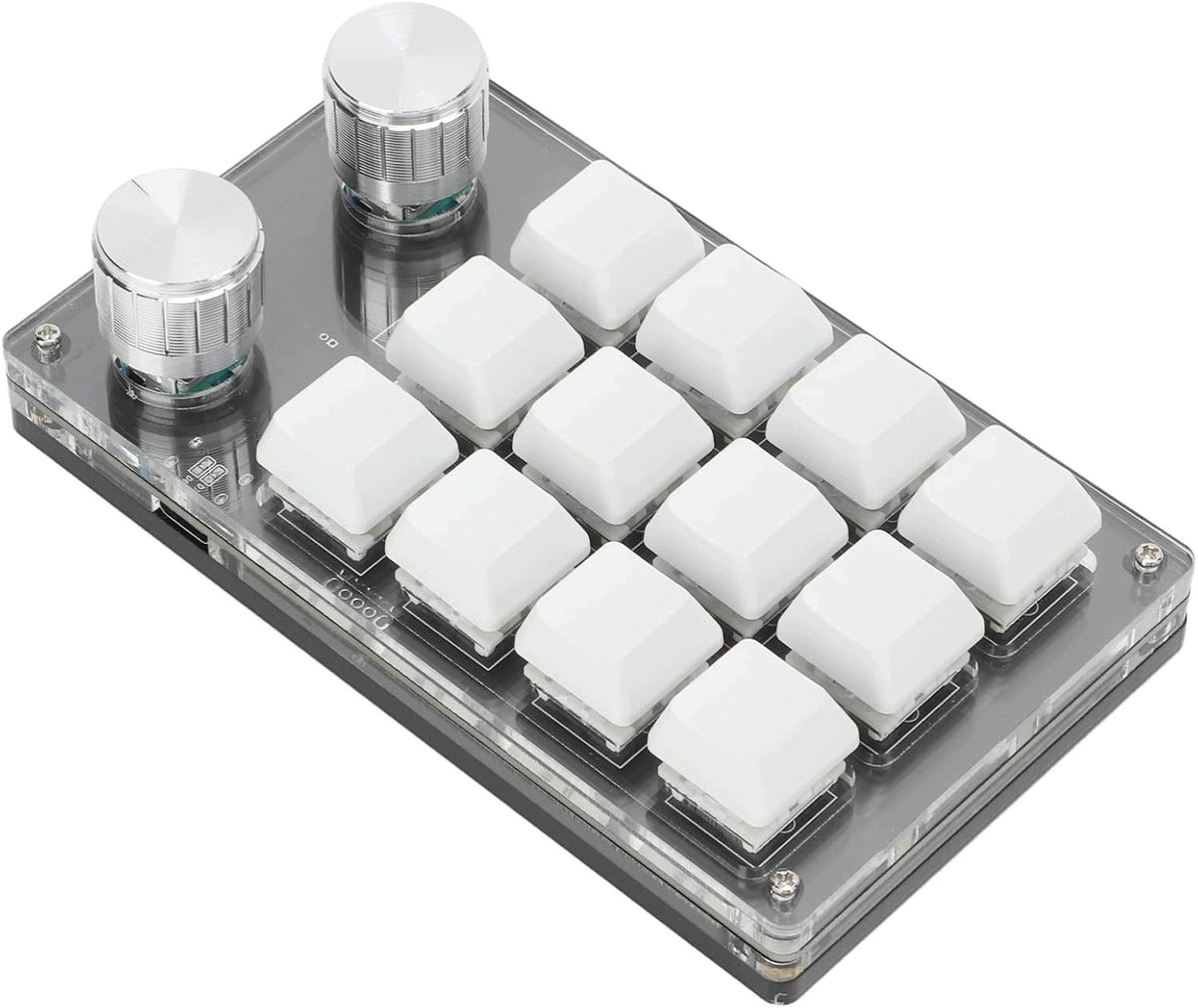 MECHANICAL KEYBOARD 12-BUTTON PROGRAMMABLE RGB KNOB