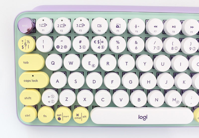 MECHANICAL KEYBOARD LOGITECH POP KEYS DAYDREAM Color green