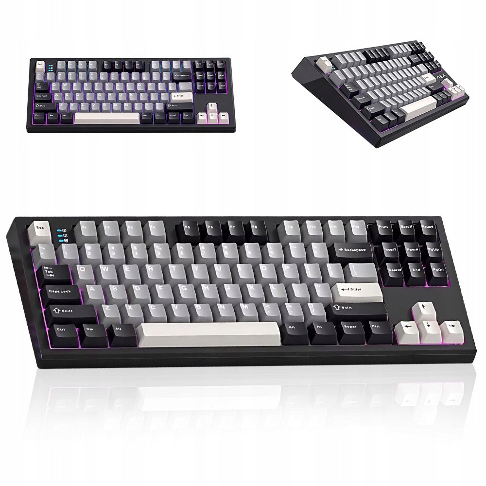 MECHANICAL KEYBOARD S87 PRO BACKLIT BLACK 2.4G USB BT LED GAMING Packaging status original