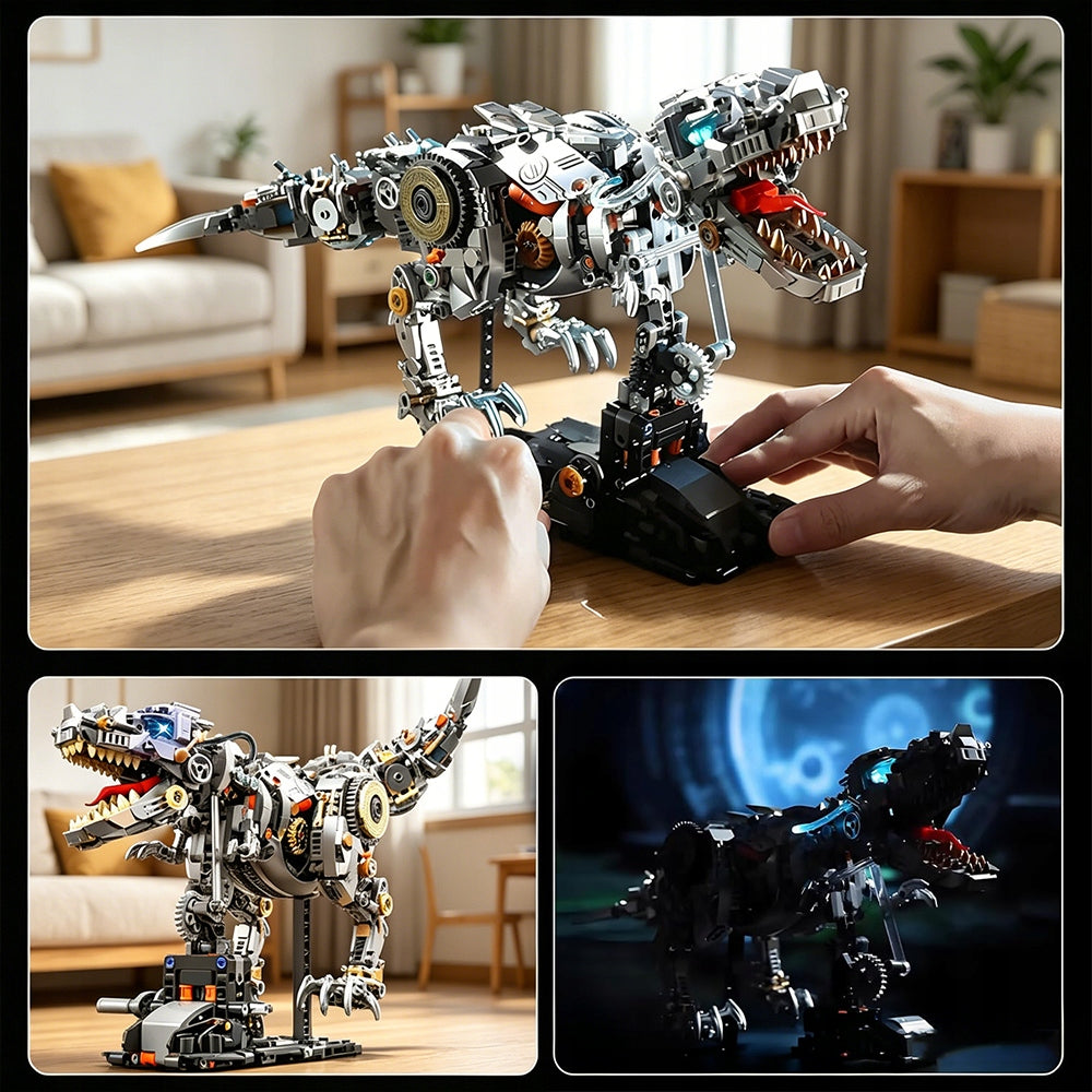MECHANICAL TYRANNOSAURUS REX DINOSAUR BLOCKS BUILDING BLOCKS Manufacturer code 659858