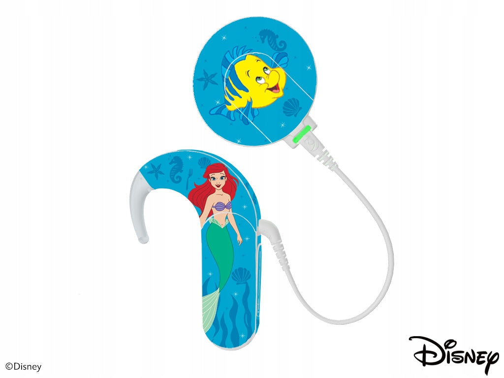 MED-EL Sonnet 1/2 Speech Processor Skin/Stickers - Disney Mermaid - Ariel