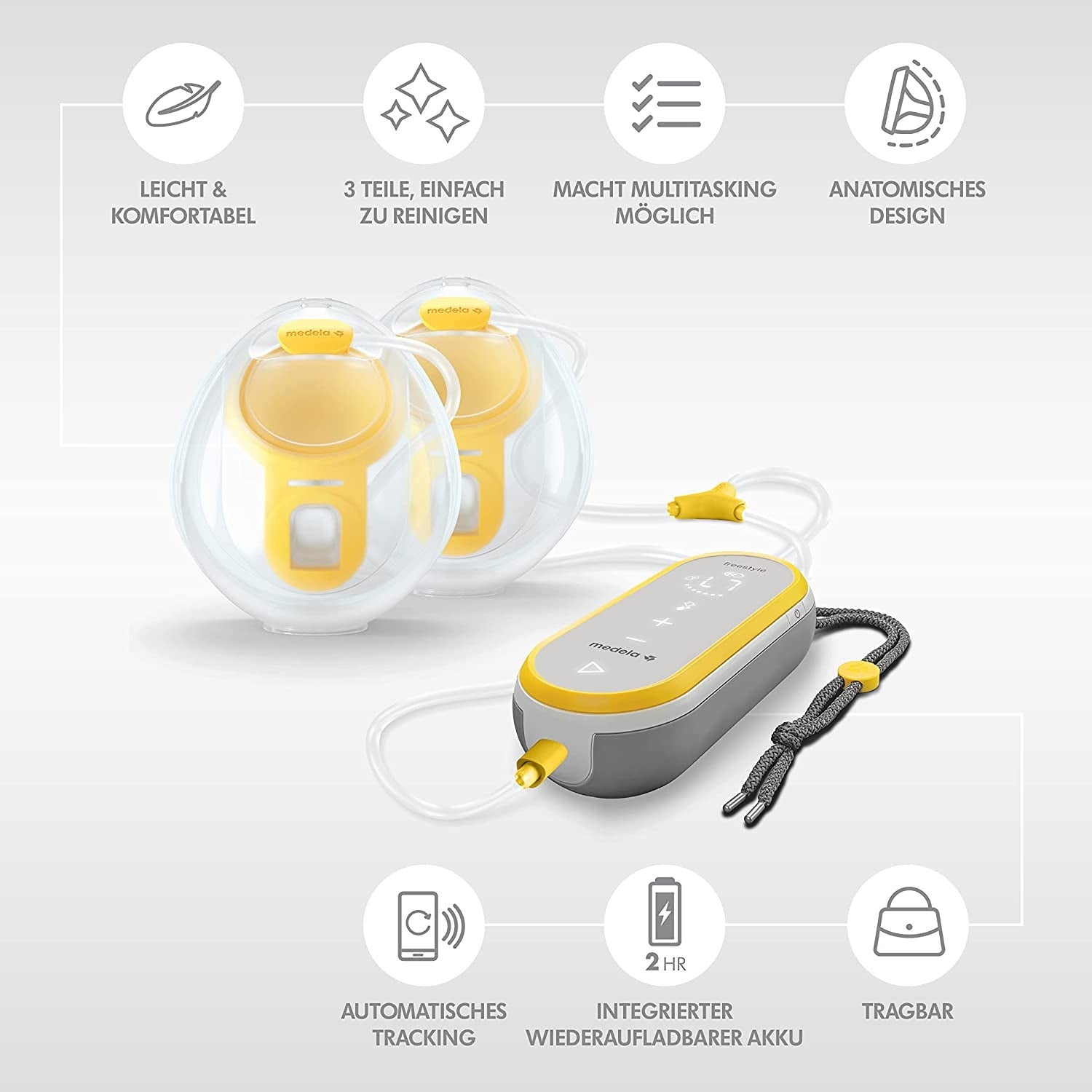 MEDELA Freestyle Flex double breast pump hands-free Medical device no