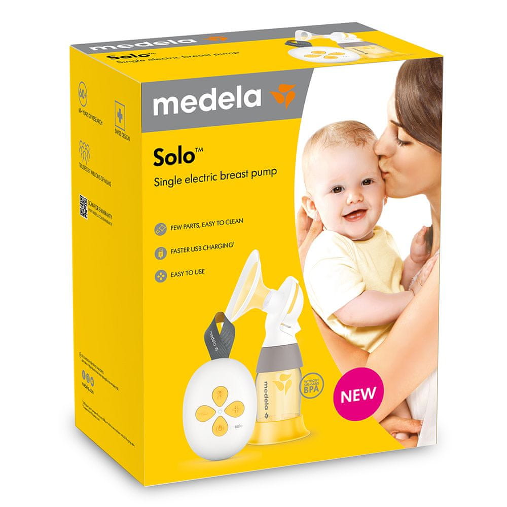MEDELA SOLO single electric breast pump for USB Packaging status original