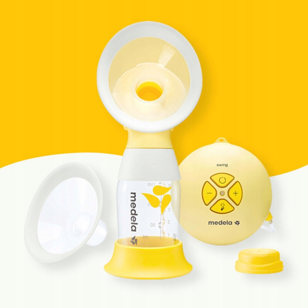 MEDELA SWING FLEX BREAST PUMP 2 PHASE ELECTRIC SINGLE BOTTLE 2X FUNNEL Medical device no