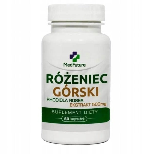 MEDFUTURE MOUNTAIN ROSARY EXTRACT MEMORY NERVOUS SYSTEM FATIGUE 60 kaps Manufacturer code Różeniec górski kapsułki