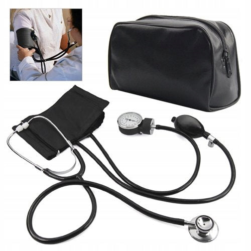 MEDICAL BLOOD PRESSURE MONITOR SHOULDER CLOCK STETHOSCOPE HIGH ACCURACY