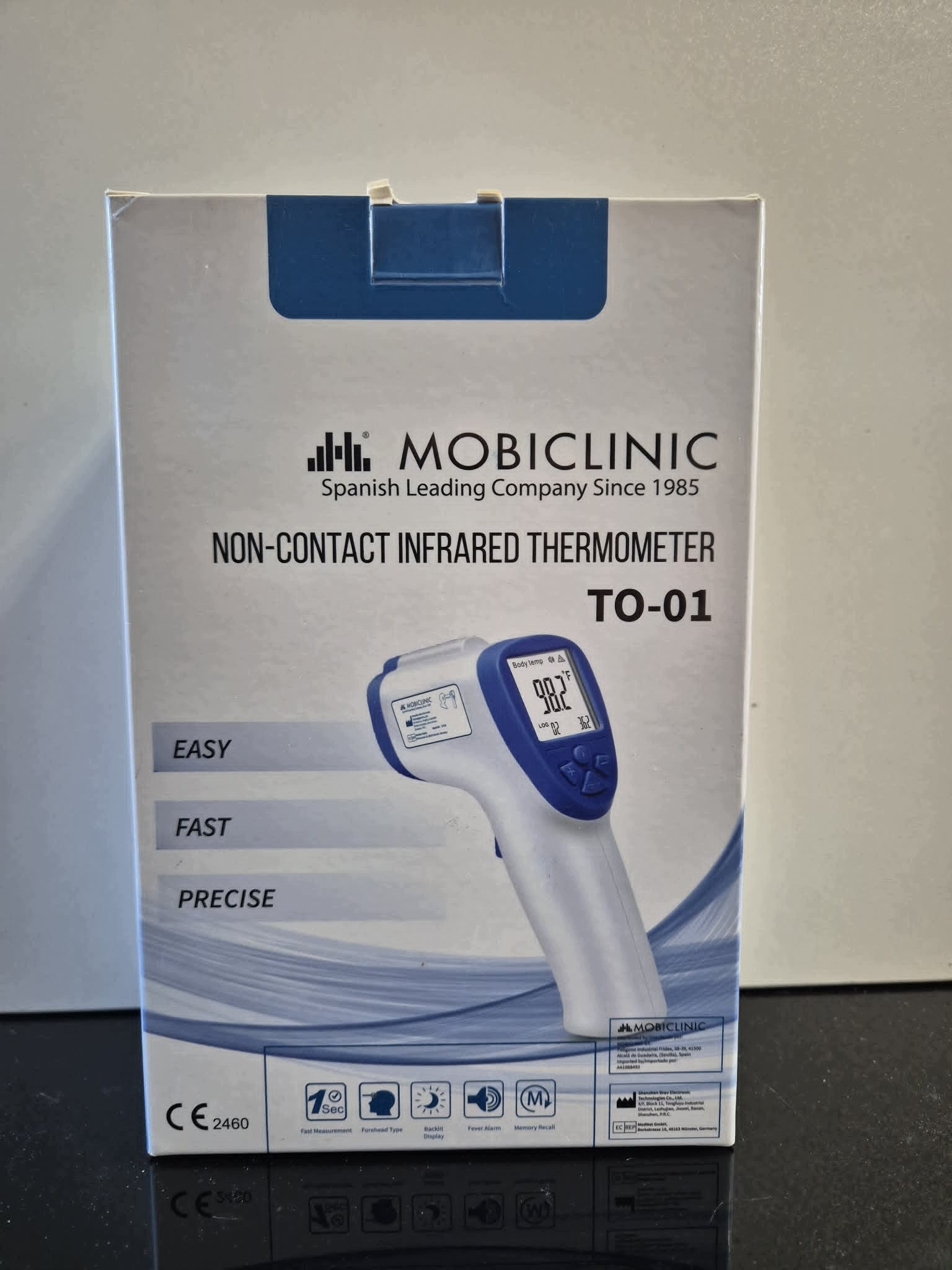 MEDICAL NON-CONTACT THERMOMETER MOBICLINIC TO-01 LCD