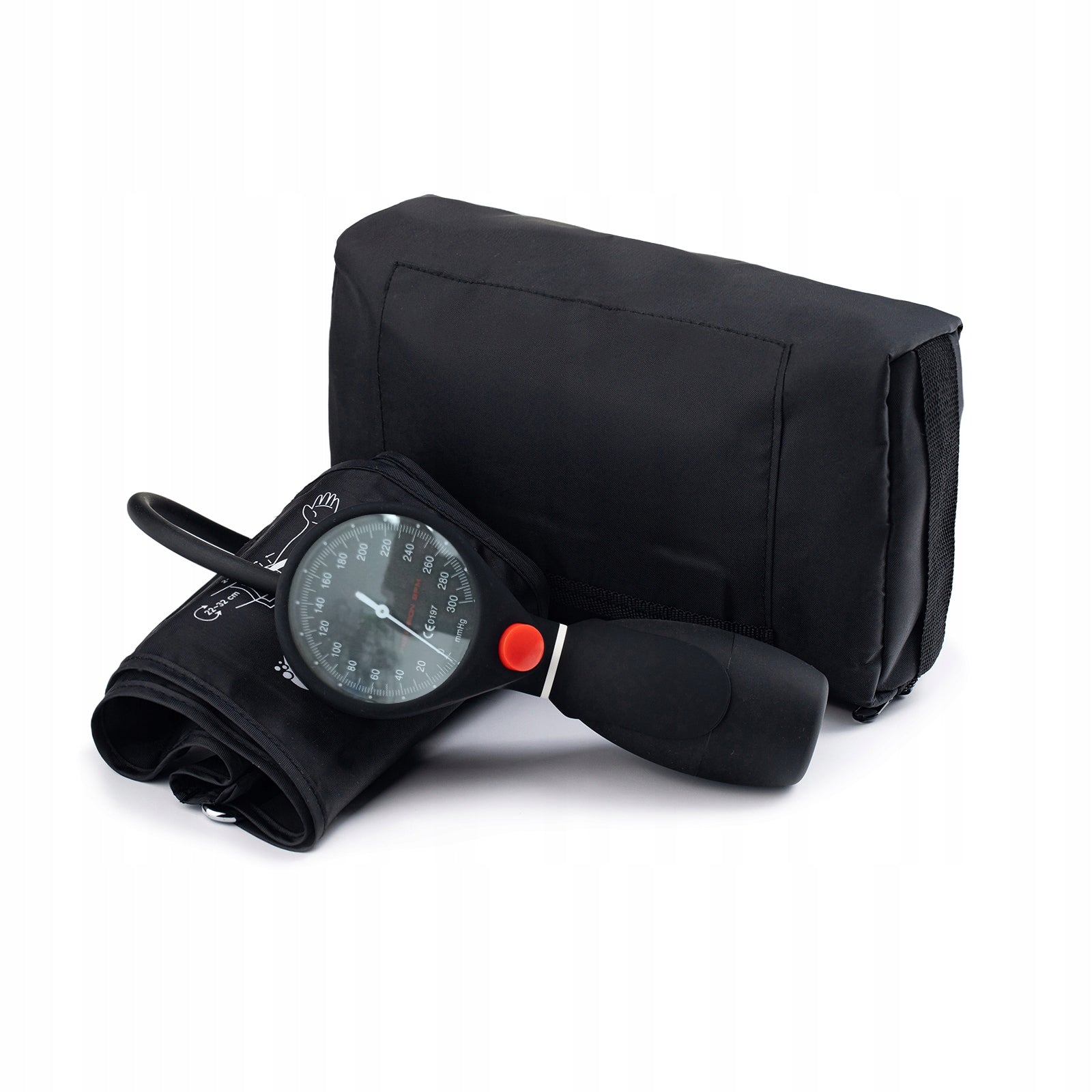 MEDICAL WRIST CLOCK BLOOD PRESSURE MONITOR INTEGRATED PRECISION + CASE