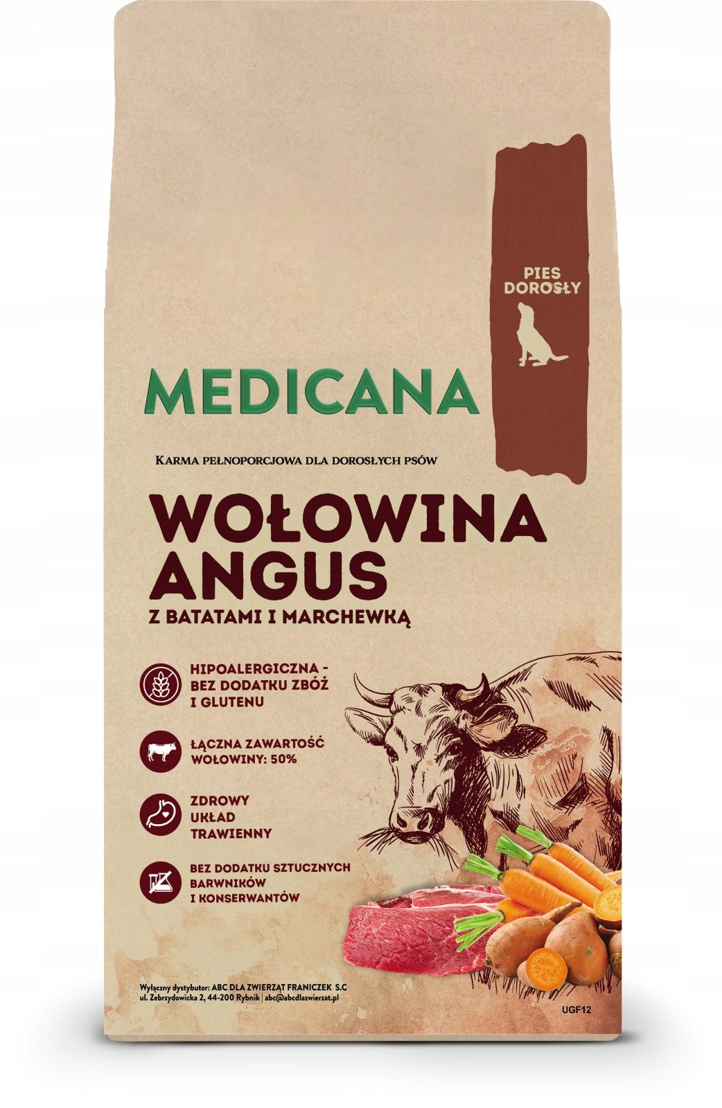 MEDICANA GF Beef Angus Adult 12kg