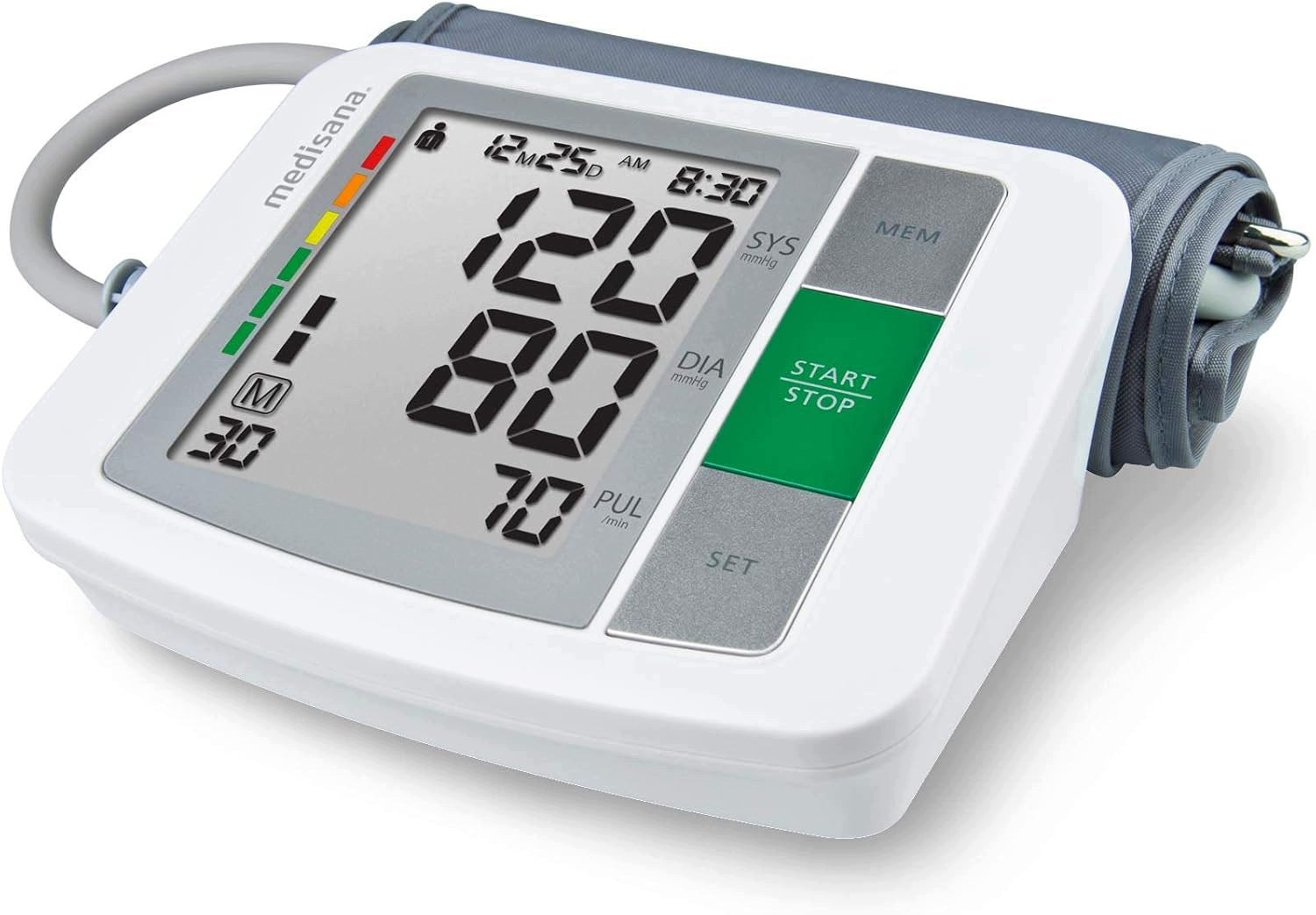 MEDISANA BU 510 SHOULDER BLOOD PRESSURE MONITOR LIGHT SCALE MEMORY