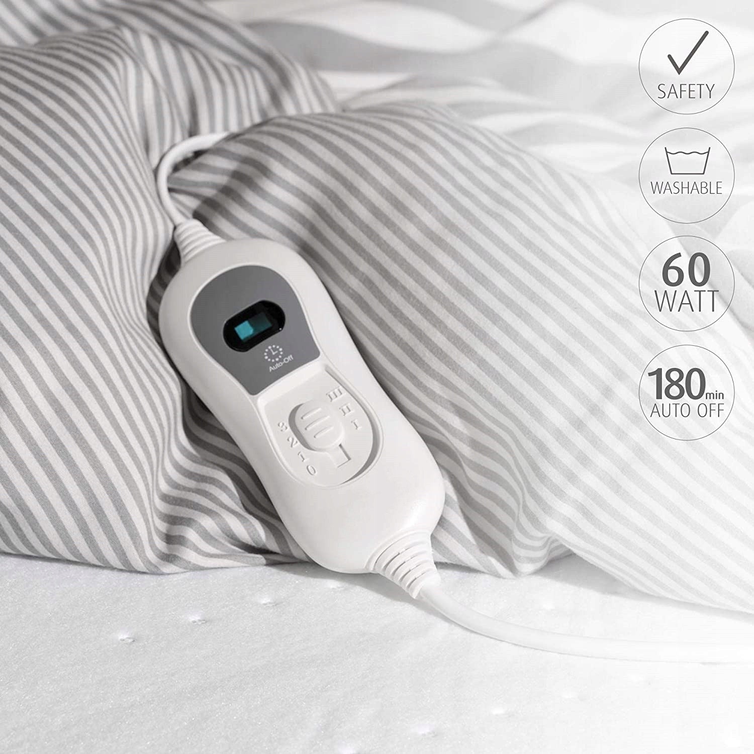 MEDISANA Electric heating mat blanket 150x80cm white HU A60 Medical device no