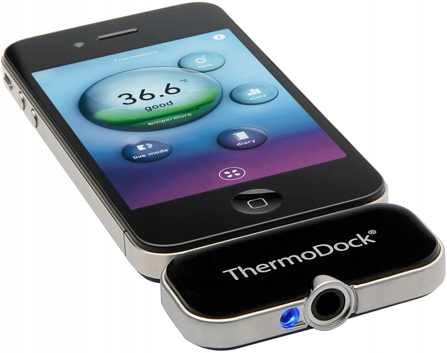 MEDISANA THERMODOCK INFRARED THERMOMETER iPhone/iPod/iPad RETRO Gadget EAN (GTIN) 4015588761560