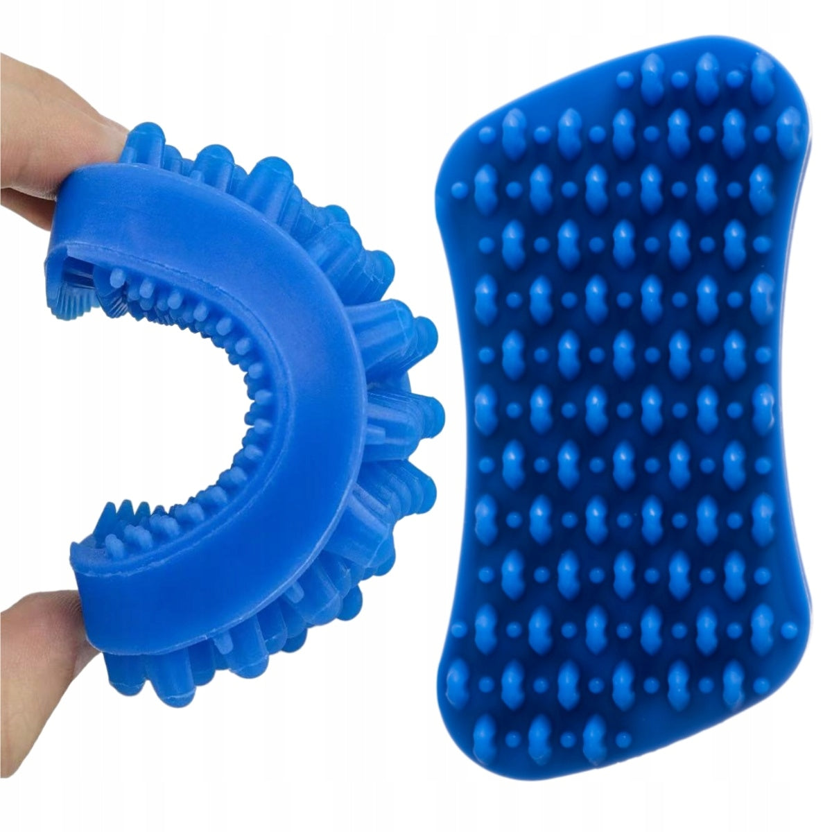 MEDIUM SILICONE BRUSH UNIVERSAL FOR DOG AND CAT Blue