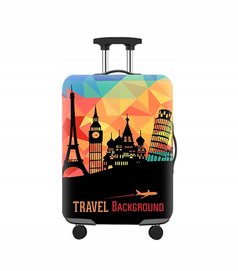 MEDIUM SUITCASE COVER FLEXIBLE LUGGAGE PROTECTOR CASE 62x43x27cm Packaging status original