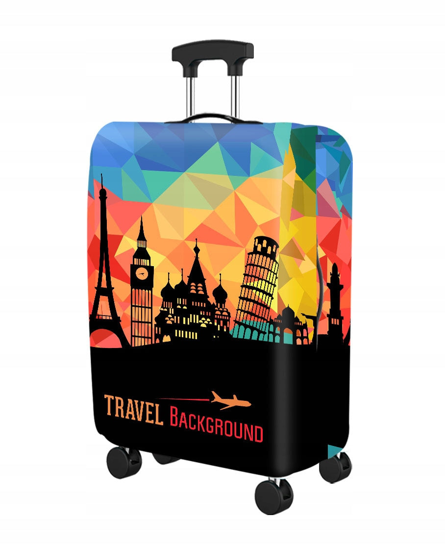 MEDIUM SUITCASE COVER FLEXIBLE LUGGAGE PROTECTOR CASE 62x43x27cm