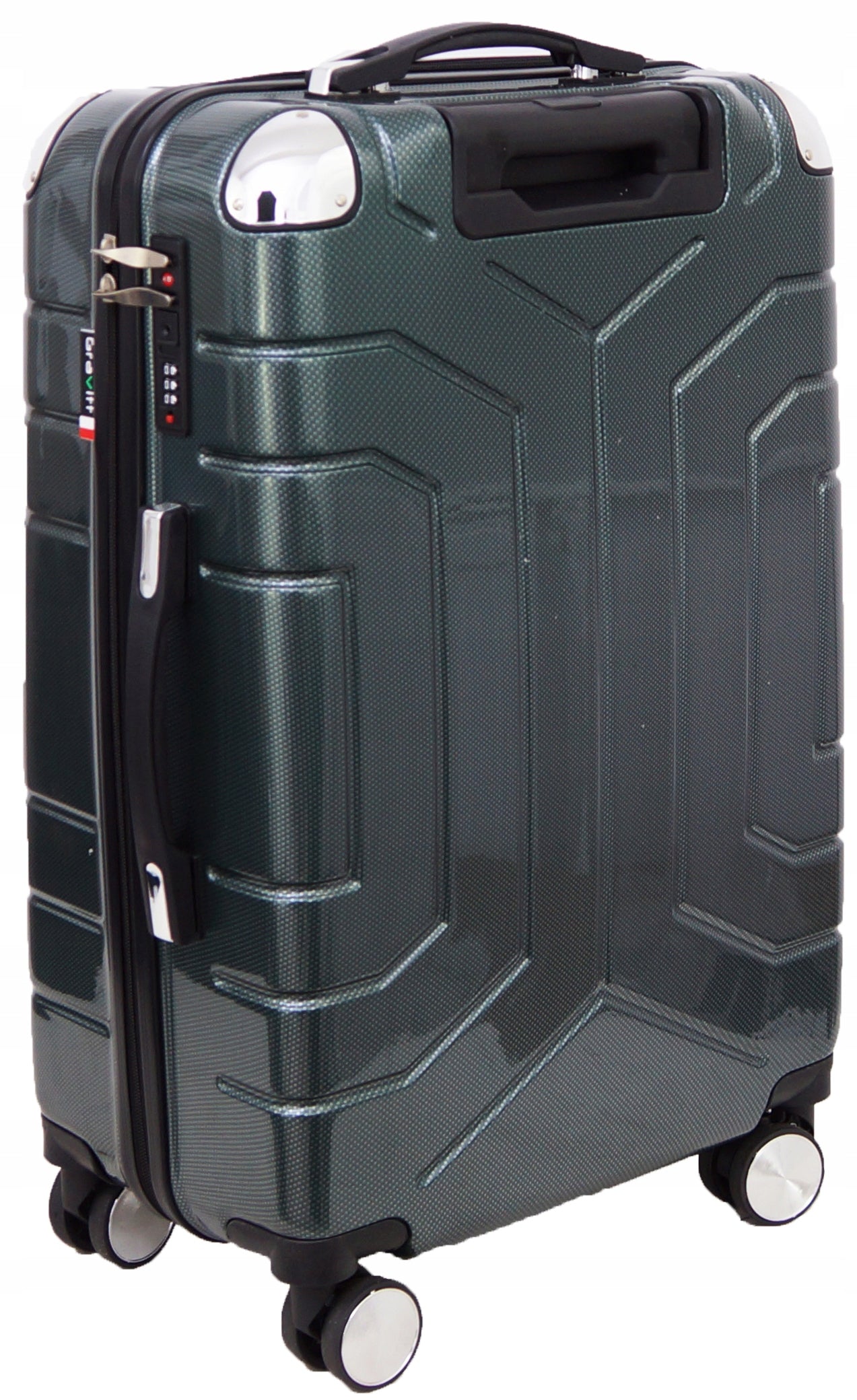 MEDIUM SUITCASE WITH WHEELS XL GRAVITT 7910 POLYCARBONATE HARD BAG Packaging status original