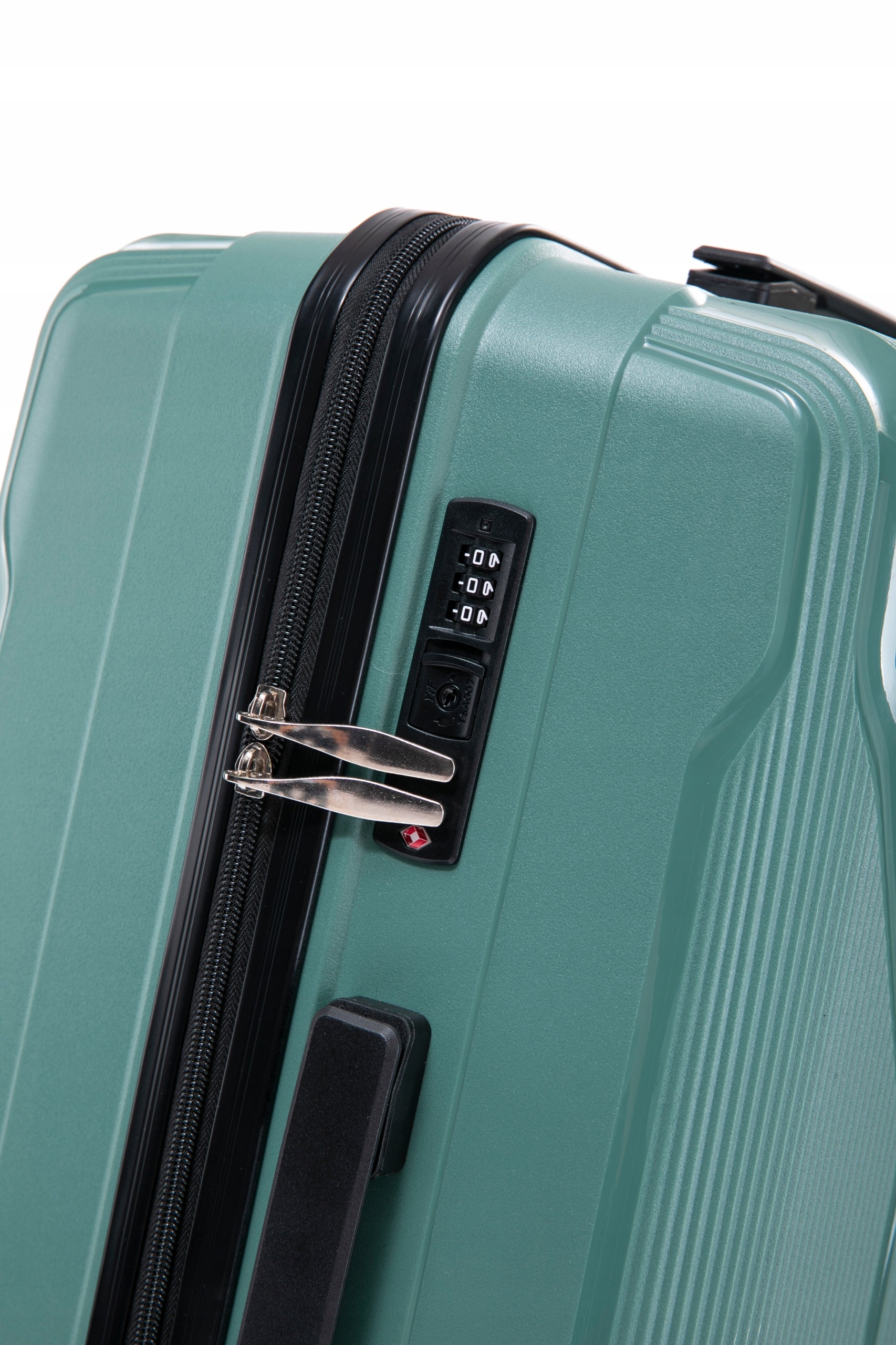 MEDIUM TRAVEL SUITCASE ON WHEELS STRONG HARD 25" MINT POLYPROPYLENE Width (longer edge) 40 cm