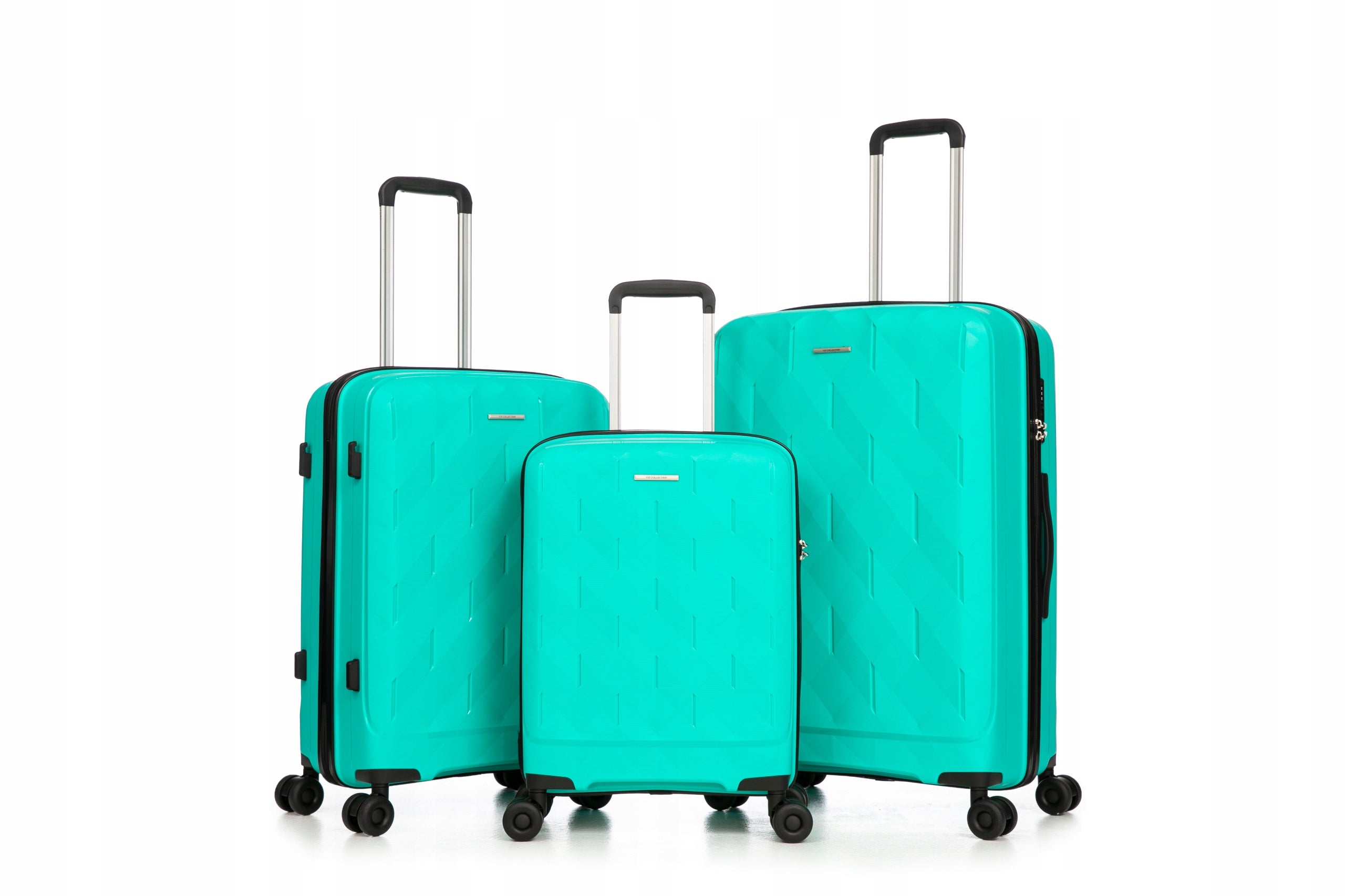 MEDIUM TRAVEL SUITCASE WITH WHEELS HARD 24" POLYPROPYLENE CAPRI MINT Manufacturer code WALIZKA CAPRI MINT