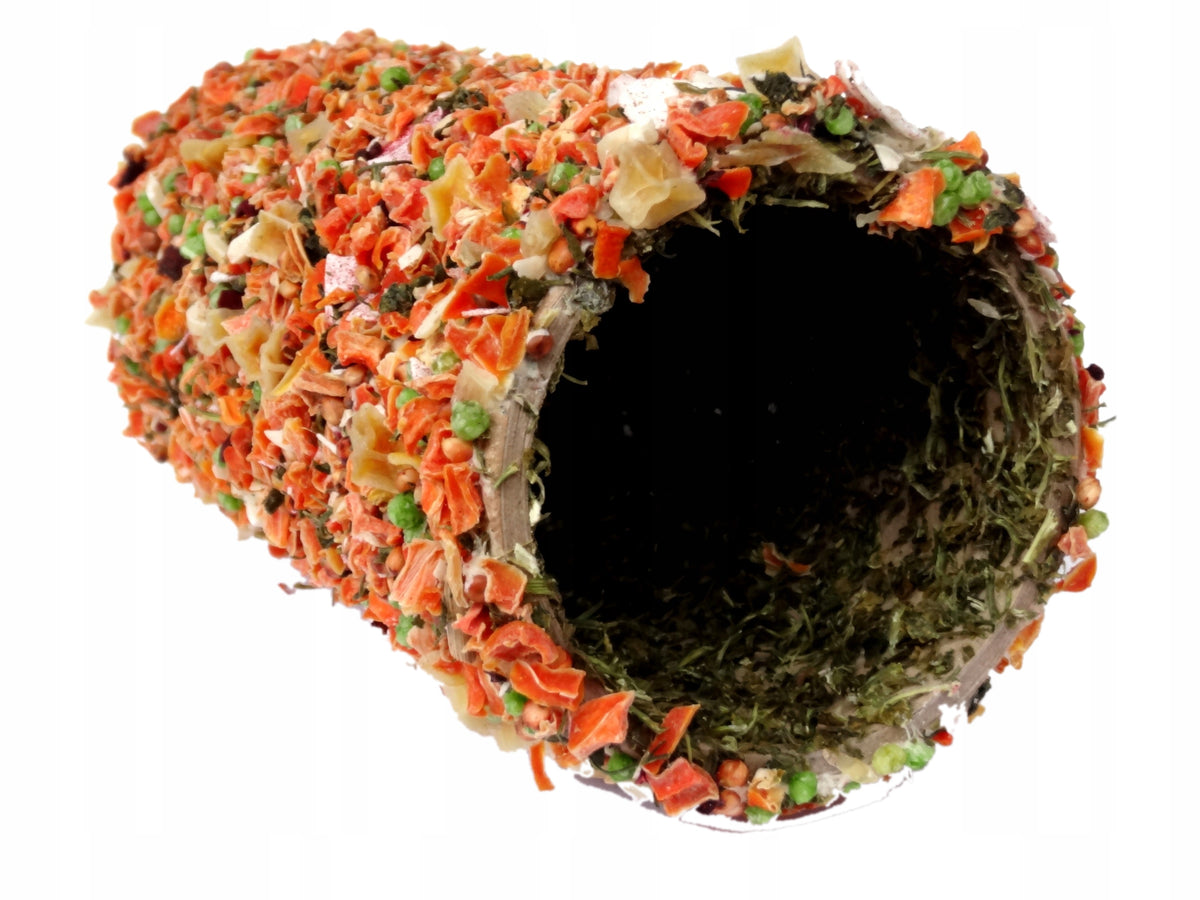 MEDIUM TUNNEL FOR HAMSTER RODENTS MICE WITH VEGETABLES Brand Gami