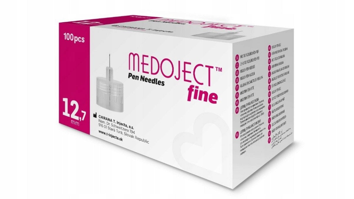 MEDOJECT 100 pcs Pen Needles 29G 0,33 x 12,7 mm EAN (GTIN) 8586015044618