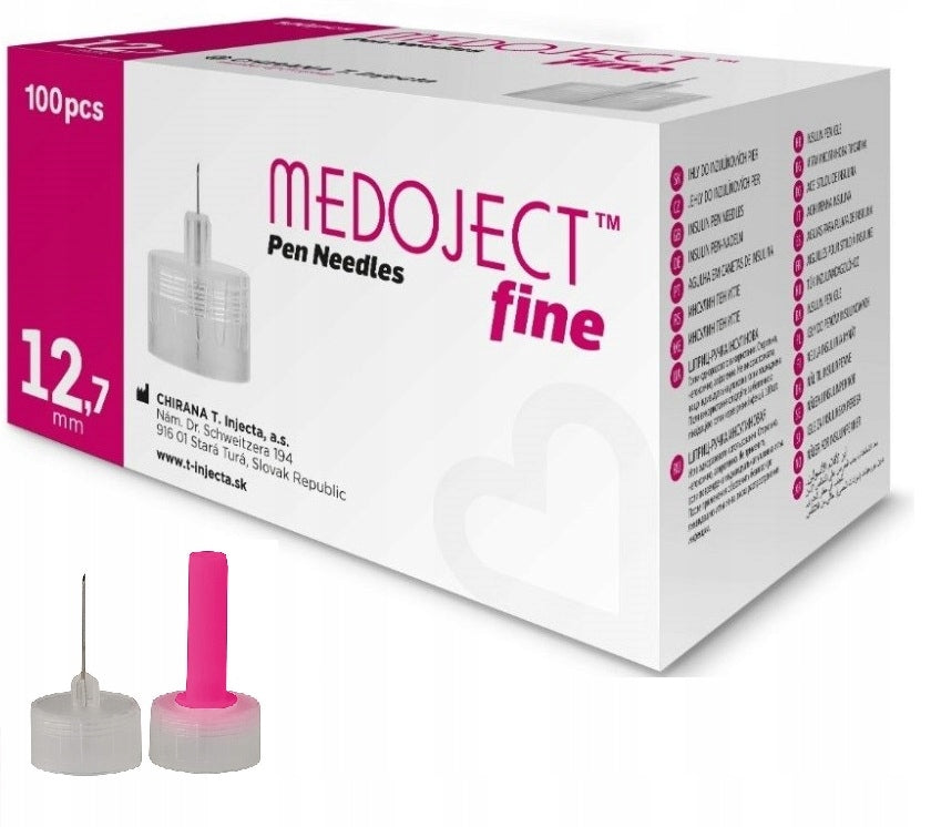 MEDOJECT 100 pcs Pen Needles 29G 0,33 x 12,7 mm
