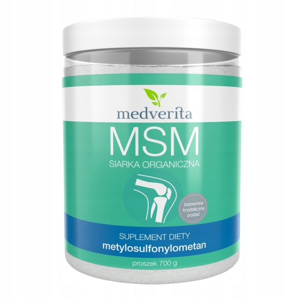 MEDVERITA MSM ORGANIC SULFUR Methylsulfonylmethane - 700 g MUSCLES
