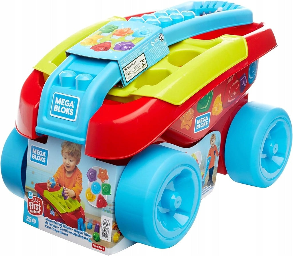 Rinkinys Mega Bloks® vežimas su formelių rūšiuokle, FVJ47