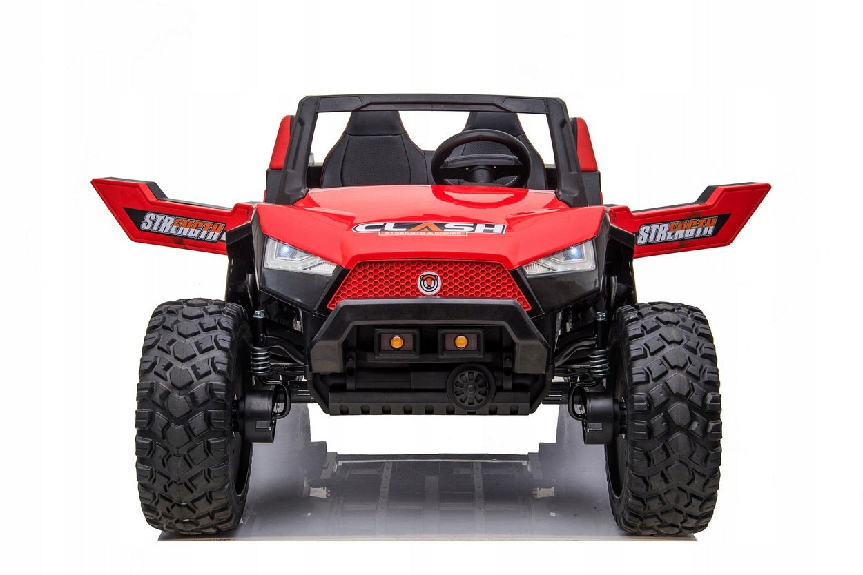 MEGA BUGGY CLASH FOR 2 CHILDREN, 4 MOTORS, 24V, SOFT SLIDING SEAT Packaging status original
