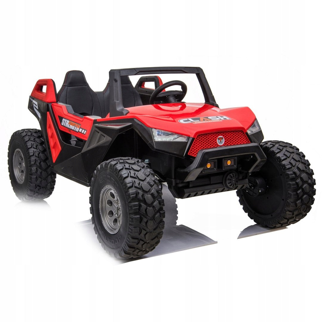 MEGA BUGGY CLASH FOR 2 CHILDREN, 4 MOTORS, 24V, SOFT SLIDING SEAT