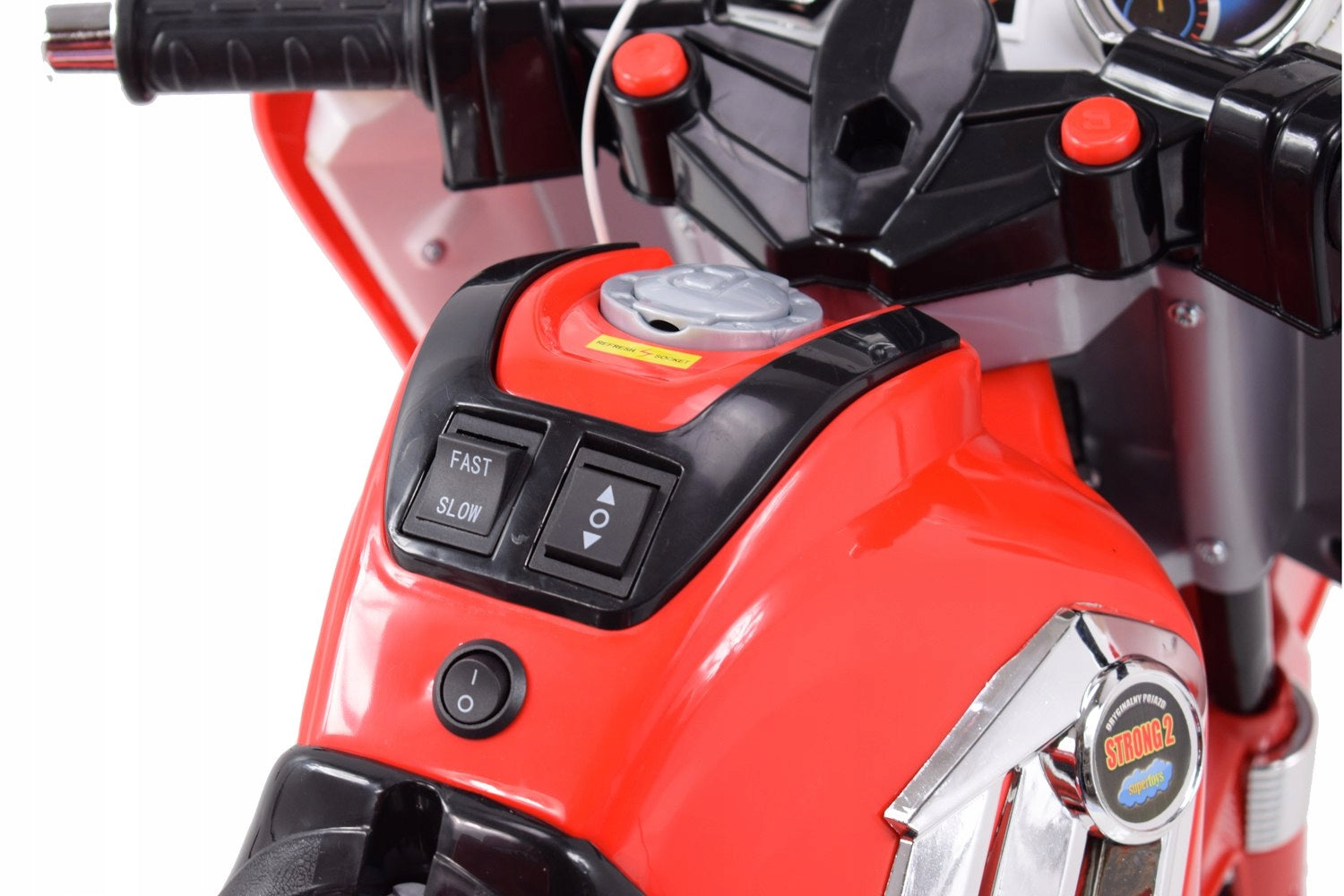MEGA GREAT MOTOR HERO WITH SOUNDS ON PUMPED WHEELS NEW / 8815 12 V Brand no brand
