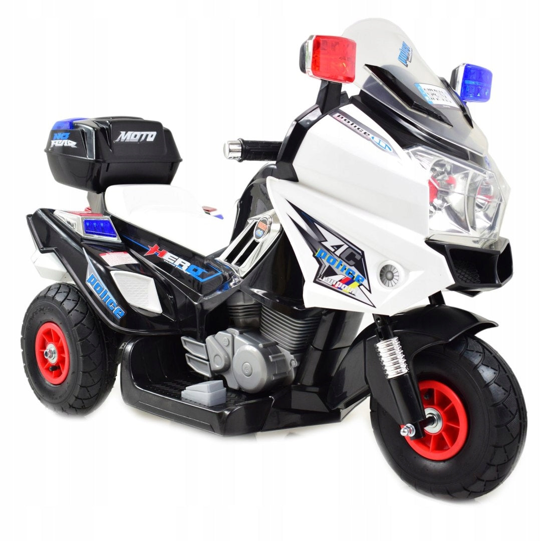 MEGA GREAT MOTOR HERO WITH SOUNDS ON PUMPED WHEELS NEW / 8815 12 V