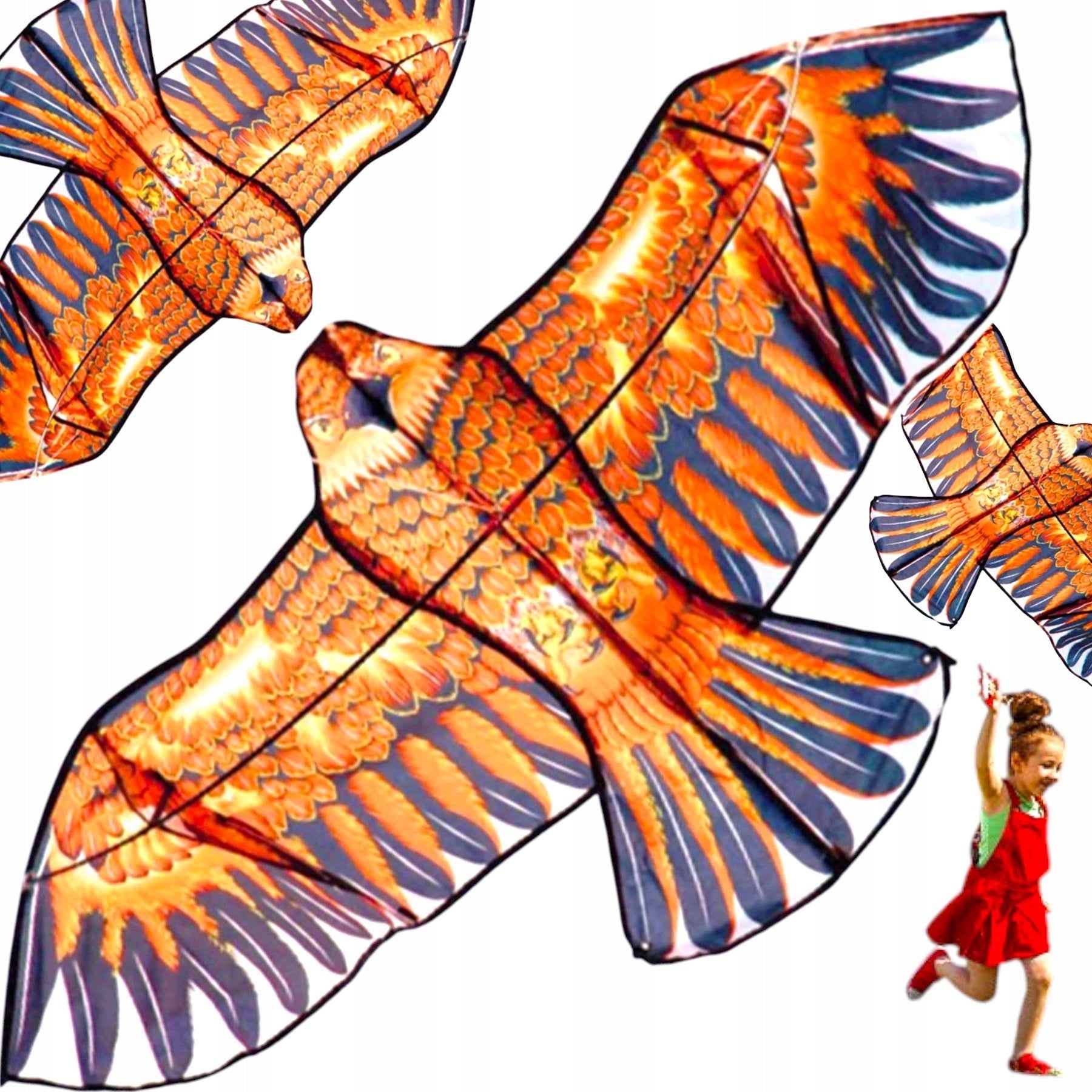 MEGA KITE EAGLE STRONG LARGE HUGE BIRD XXL 110 CM BIRD REPELLENT