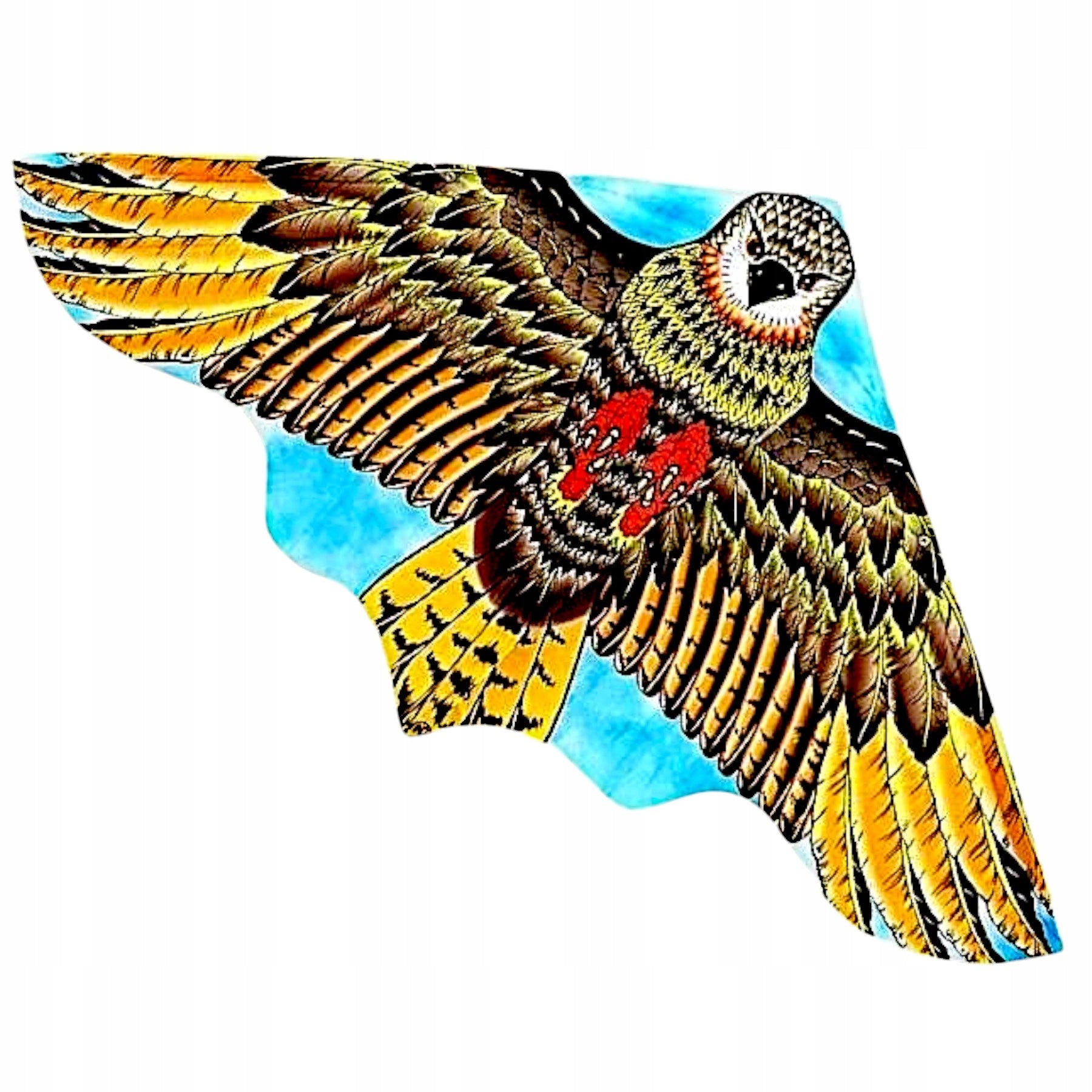 MEGA KITE EAGLE STRONG LARGE HUGE BIRD XXL 120 CM BIRD REPELLENT Manufacturer code DUŻY LATAWIEC ORZEŁ KOLOROWY 60 X 120 CM