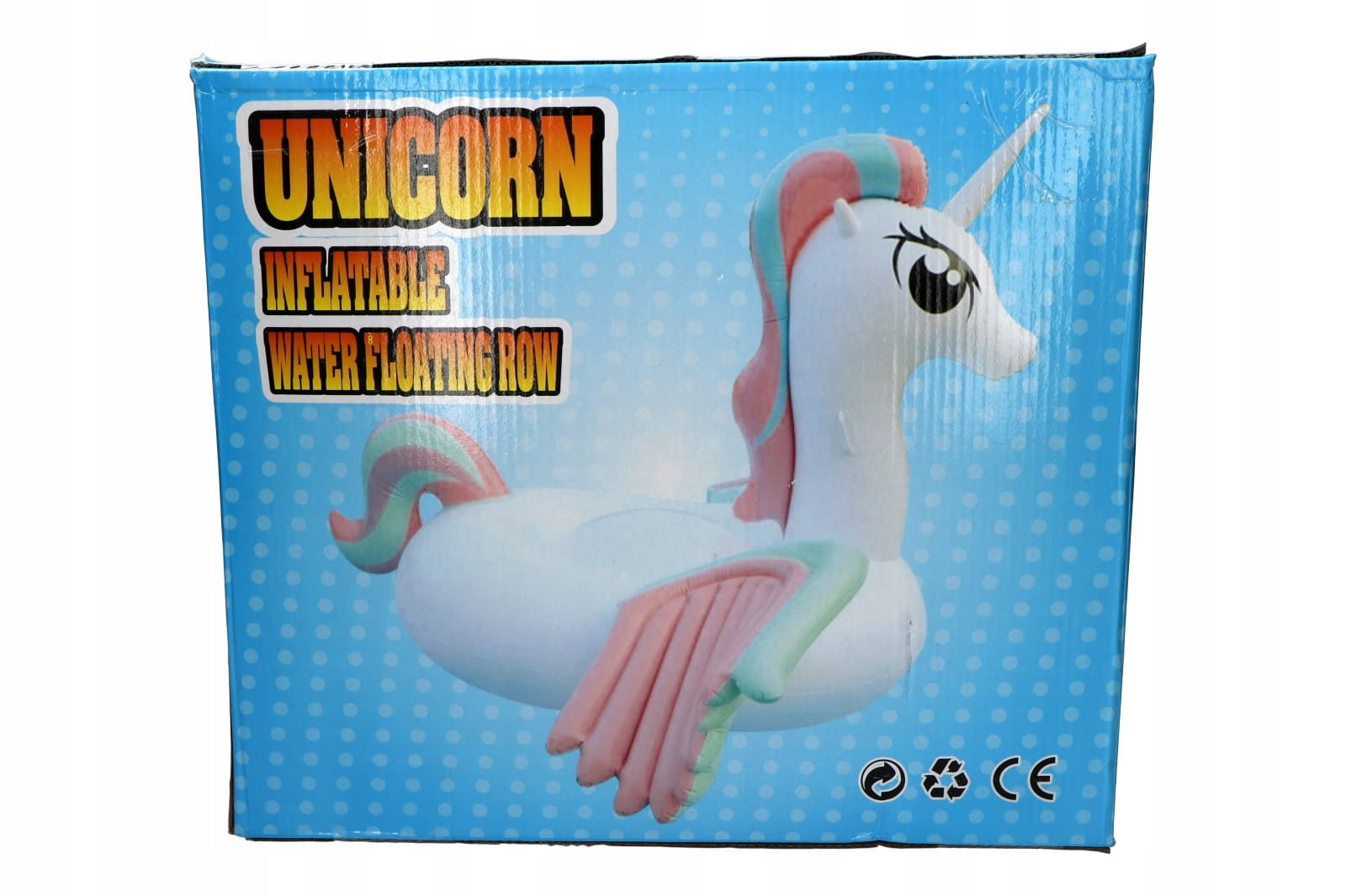 MEGA LARGE PONTOON UNICORN PASTEL 265X120X120CM