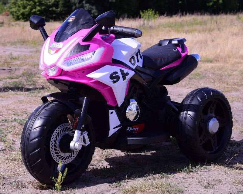 MEGA MOTOR 3 WHEEL SPORT, TWO MOTORS , SOFT WHEELS, SOFT SEAT, G Brand Import Super-toys
