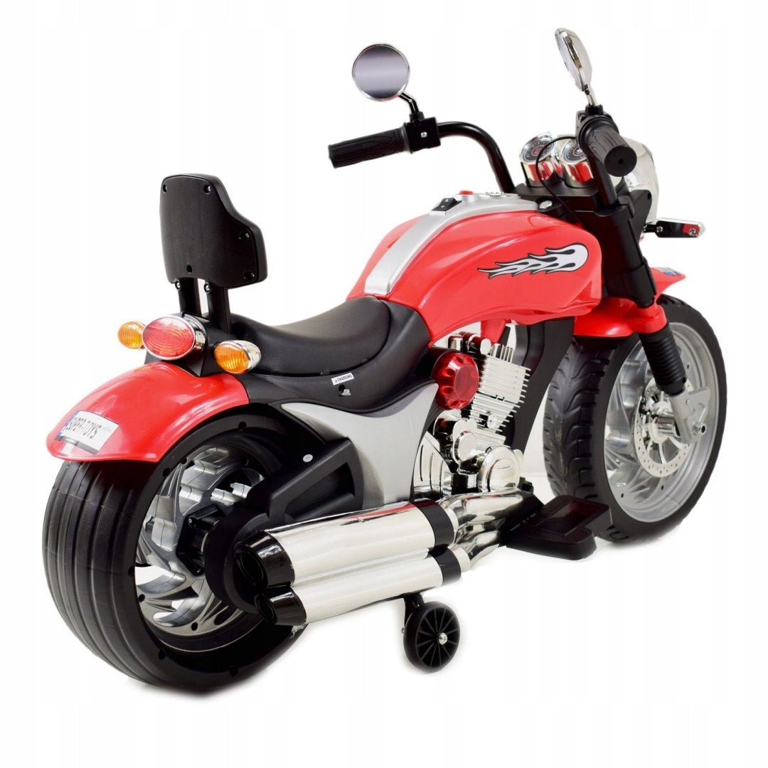 MEGA MOTOR CHOPPER, GAS IN SHIFTER, SOFT SEAT/BLF916 Brand Import Super-toys
