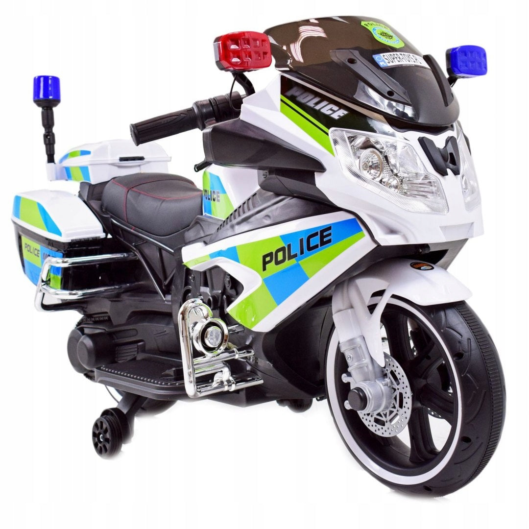 MEGA POLICE BIKE FOR BATTERY, ROOSTER, MEGAPHONE, POWER/BEJ8188