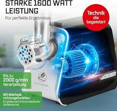 MEGA POWERFUL TURBO German Meat Grinder Kochwerk 4in1 1600W Manufacturer code 4w1