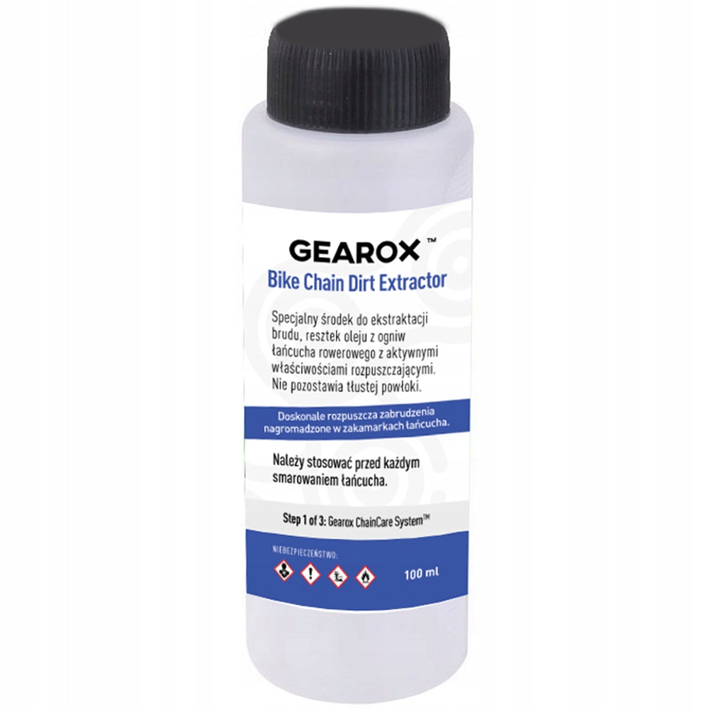 MEGA SET FOR CLEANING THE LUBRICATION OF THE BICYCLE CHAIN DRIVE GEAROX Manufacturer code 5907713399641