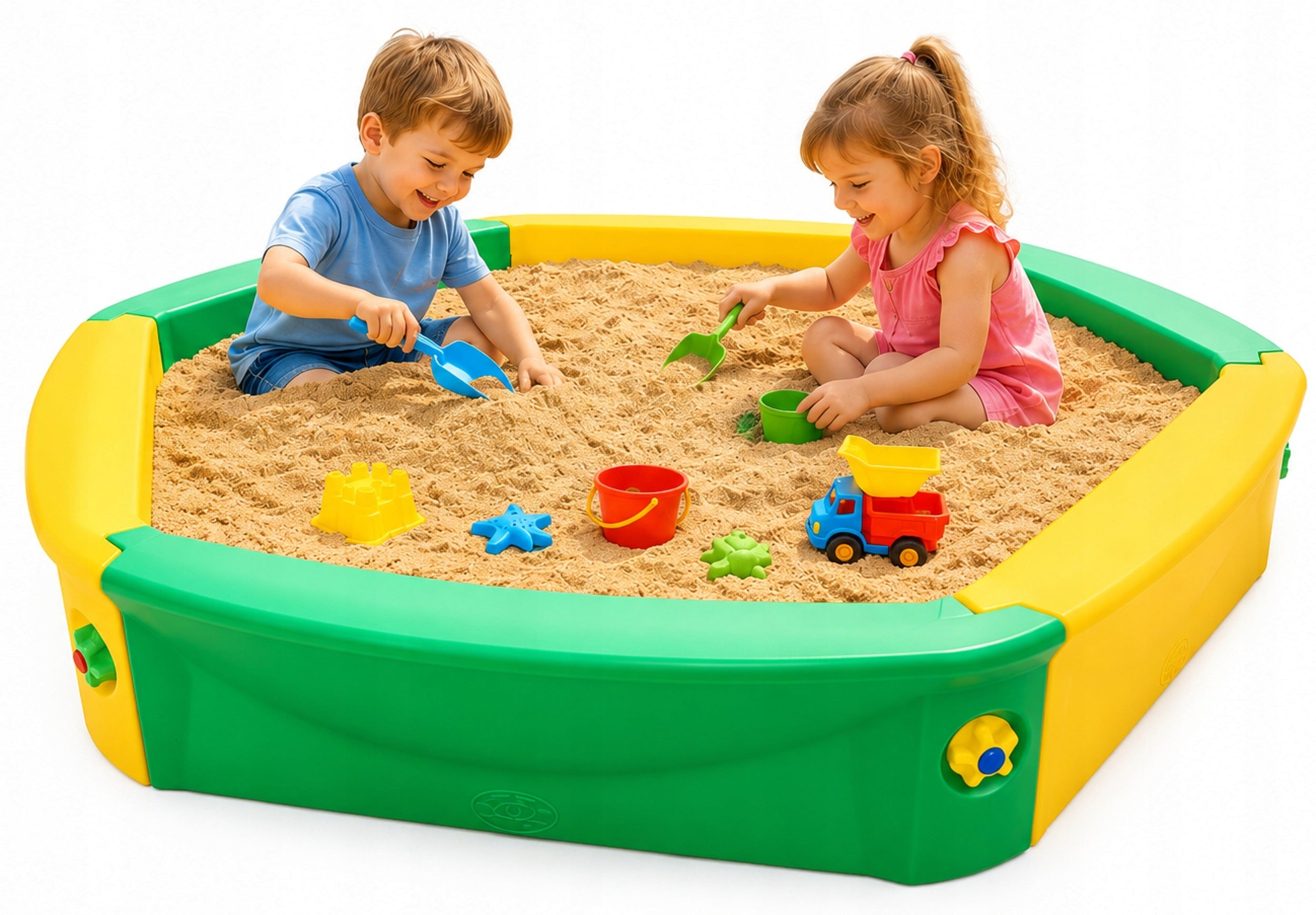 MEGA SOLID Poland MODULAR SANDBOX 140cm + Agrotextile backing