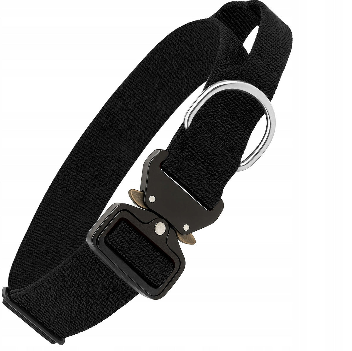 MEGA STRONG TACTICAL COLLAR FOR BIG DOG METAL BUCKLE 30-45CM - M Manufacturer code OBR.QRMET.BLACK.M