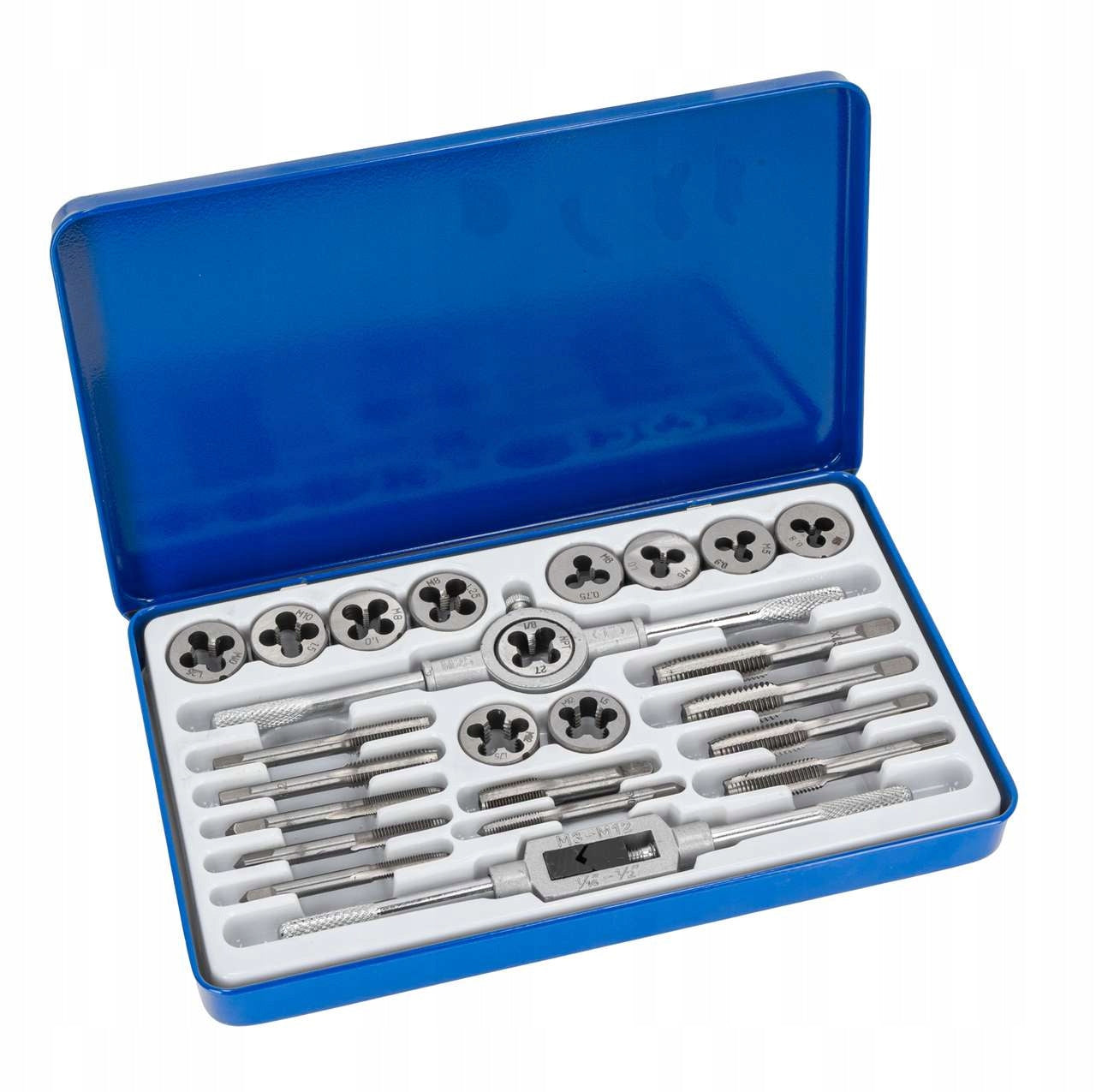 MEGA Set of taps and dies M5-M12 - 24 elements Brand MEGA