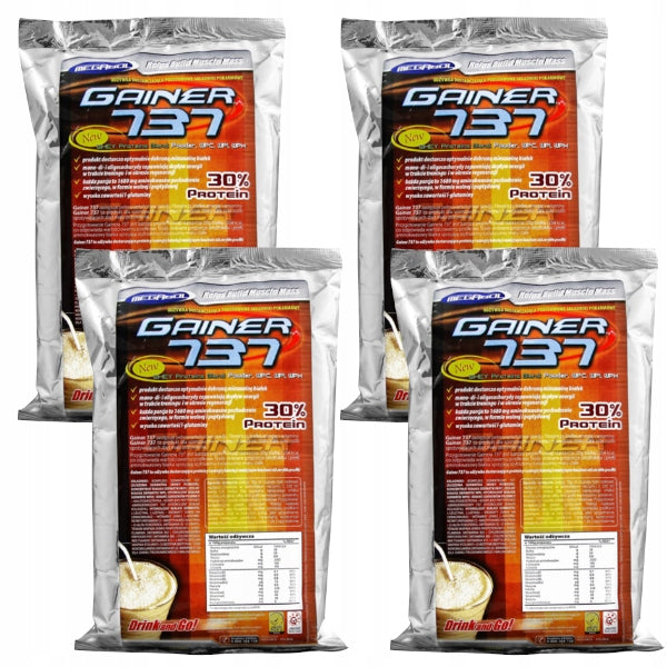 MEGABOL GAINER 737 4x500G PROTEIN CARBOHYDRATES MASS