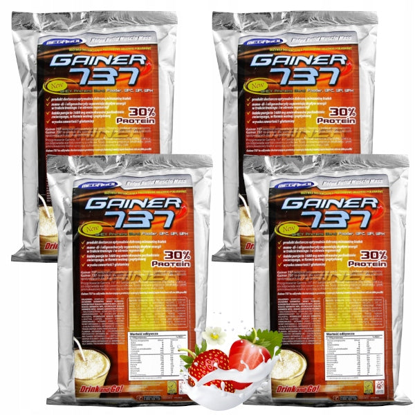 MEGABOL GAINER 737 4x500G PROTEIN CARBOHYDRATES MASS