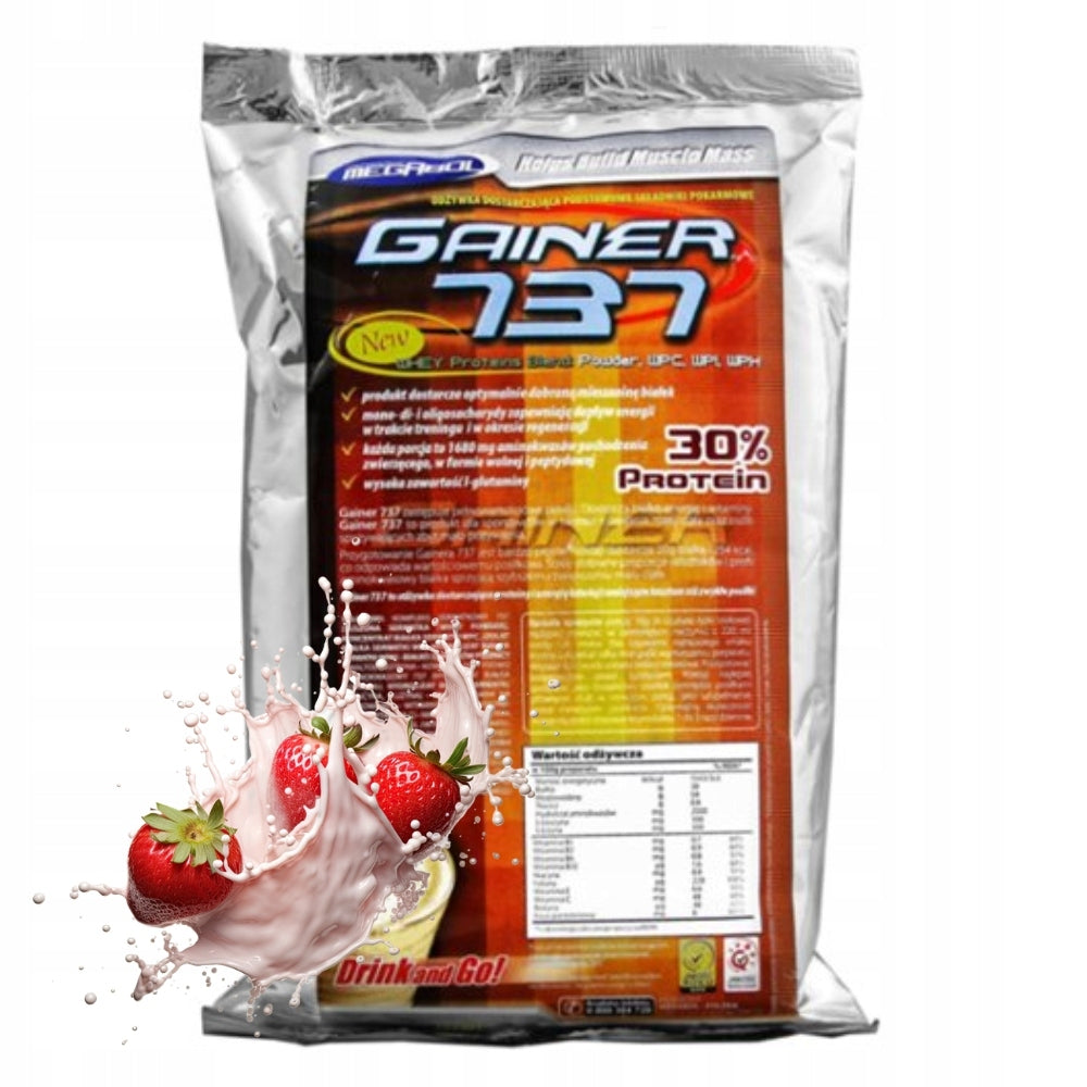 MEGABOL GAINER 737 500g PROTEIN CARBOHYDRATES MASS WHEY COMPLEX