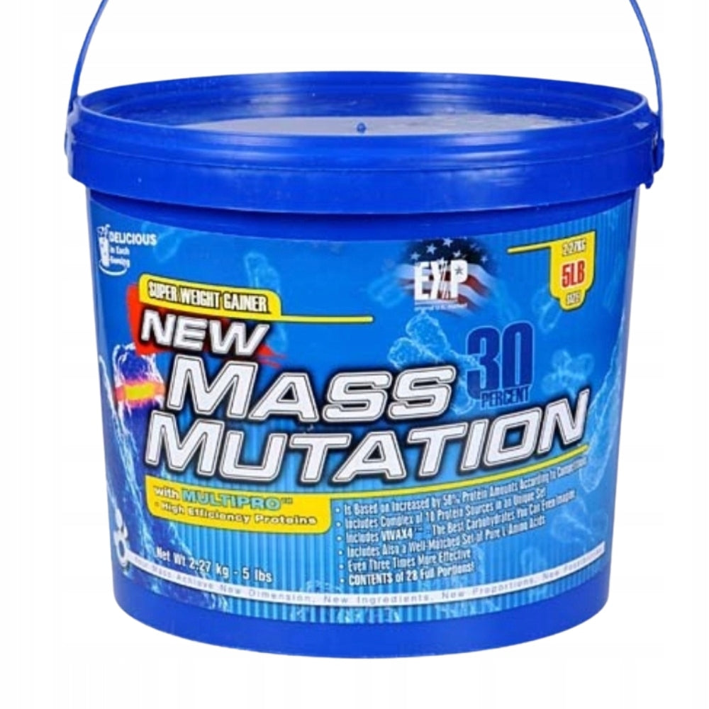 MEGABOL NEW MASS MUTATION 2270g GAINER WEIGHT 2,27KG PROTEIN CARBOHYDRATE STRENGTH Expiration date at least six months from the date of purchase