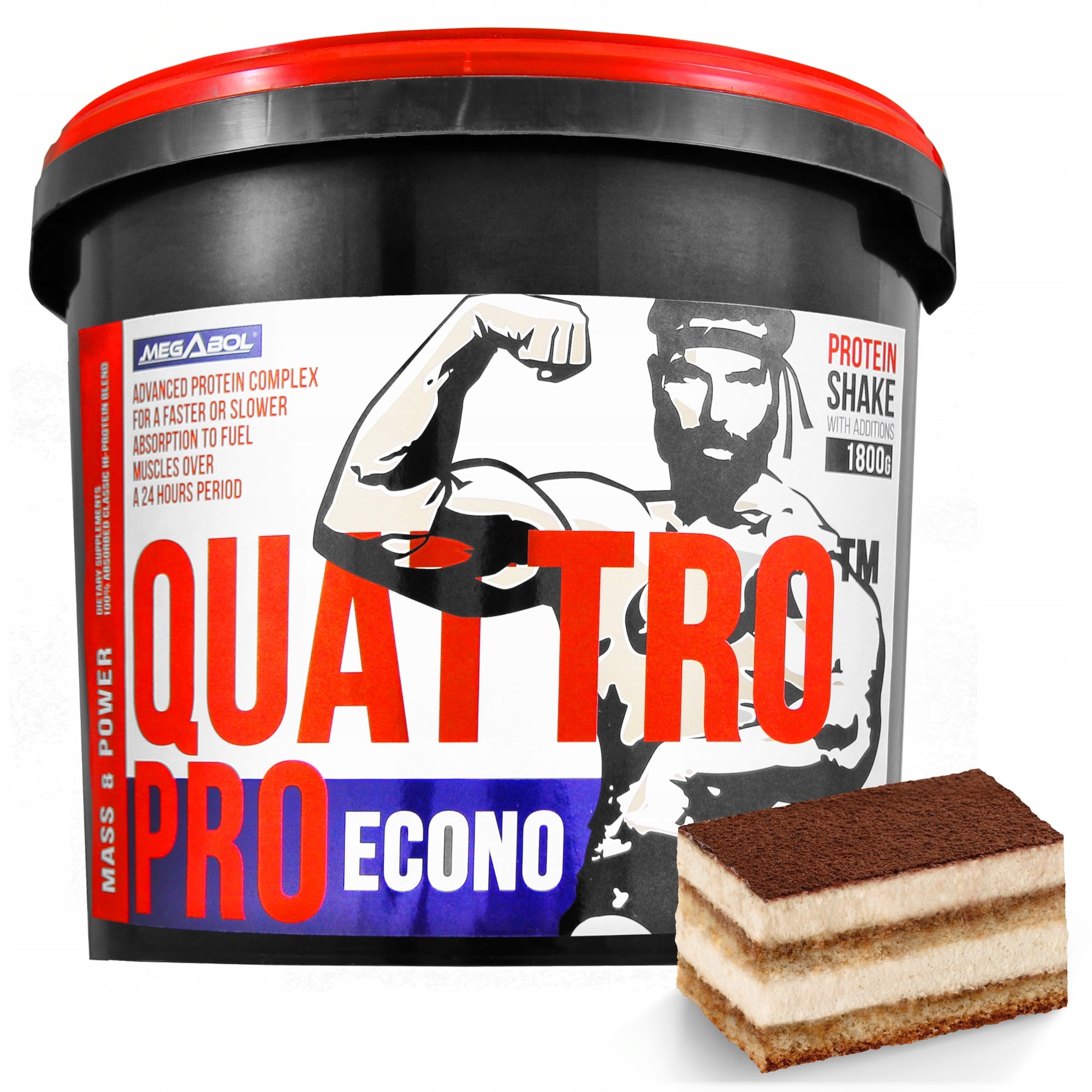 MEGABOL QUATTRO PRO ECONO 1800 g WHEY ISOLATE WPC