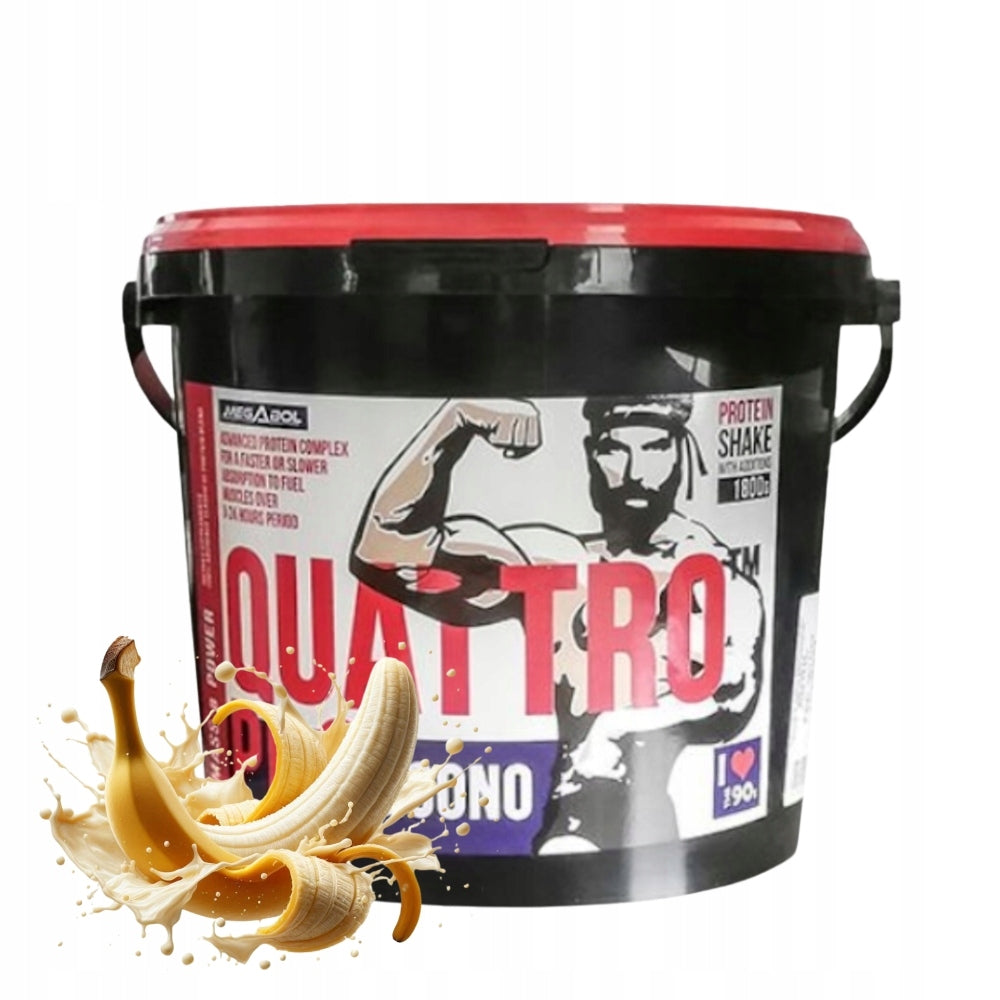 MEGABOL QUATTRO PRO ECONO 1800g WHEY ISOLATE WPC PROTEIN SUPPLEMENT PROTEINS